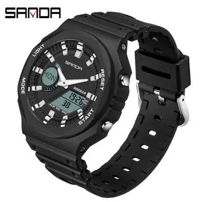 Image de Montre Homme Sportive Étanche LED - Style Militaire