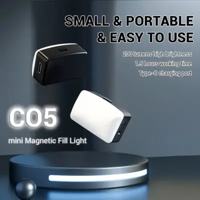 Image de Lampe LED Magnétique pour Selfie - Éclairage Portable pour Téléphone