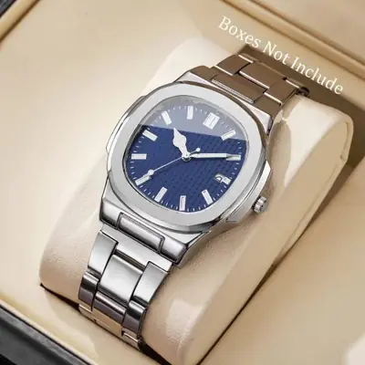 Image de Montre Homme Carrée Luxe - Calendrier & Quartz