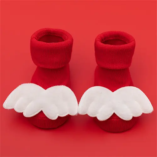 Image de Chaussettes de Noël Antidérapantes pour Bébés
