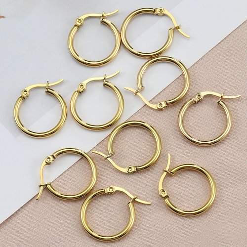 Image of 10-Piece Stainless Steel Open Earring Bases for DIY Jewelry Making – Durable, Hypoallergenic, and Easy to Customize