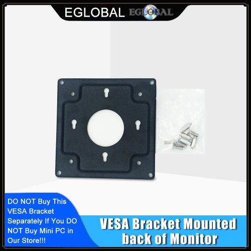 Immagine di Supporto VESA per Mini PC - Montaggio Sul Retro del Monitor
