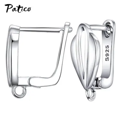 Image de Boucles d'oreilles en argent 925 faites à la main