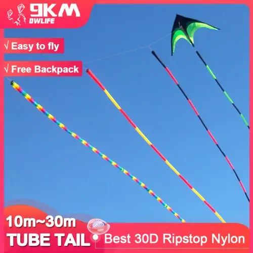 Image de Queue de Cerf-Volant Gonflable Souple - 9km, 10m, 30m