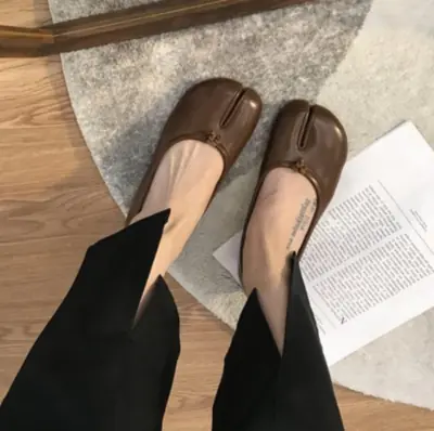 Image de Mocassins Femme Tabi à Bout Fendu - Style Ninja Été