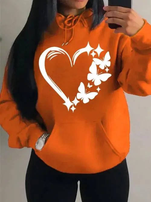 Image de Sweat à Capuche Femme Multicolore - Style Hip Hop Vintage