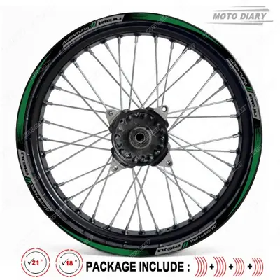 Image de Autocollants Jante Moto Rieju Aventure 500 - Style Aggressif