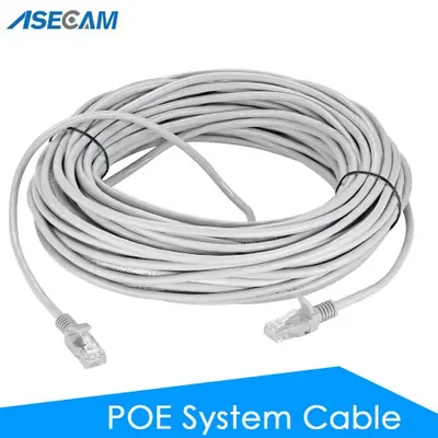 Image de Câble PoE RJ45 pour Caméra IP - Connexion Sécurisée