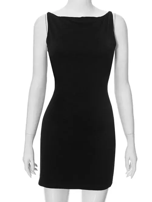 Image de Mini Robe Y2K Sans Manches - Tendance Été 2025