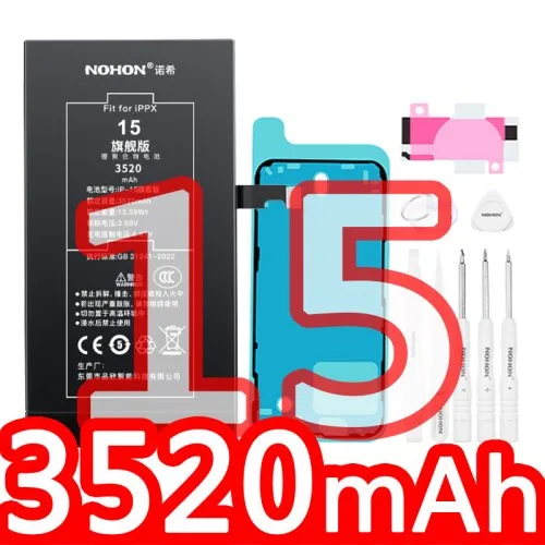 For 15 3520mAh