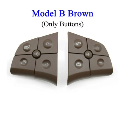 B Brown Button