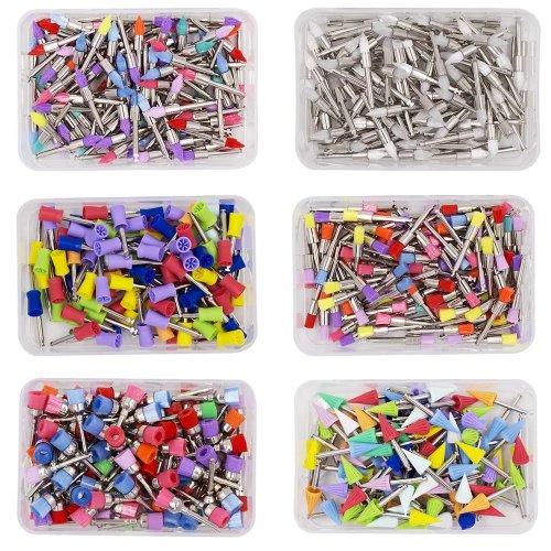 Imagen de Cepillos de Nailon para Laboratorio Dental - Pack de 100 Unidades, Cabezales Planos Desechables para Pulido y Cuidado Dental Profesional