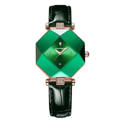 Image de Montre Femme Élégante en Cuir - Style Luxe & Étanche