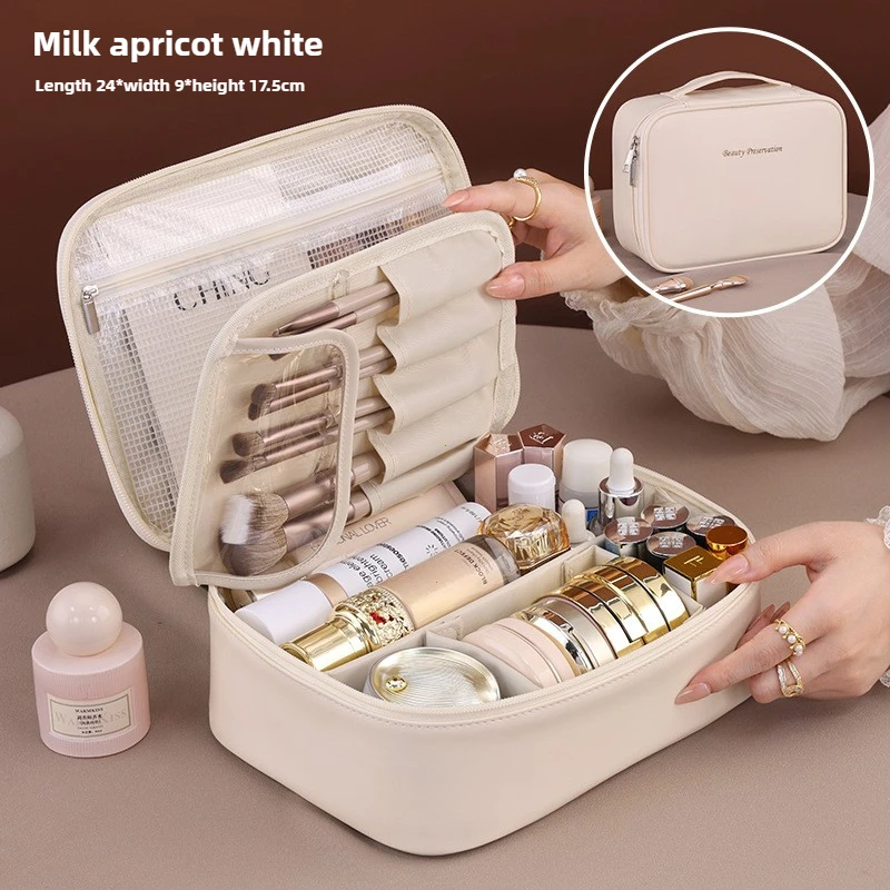 Sac de Maquillage Luxe - Grand Capacity & Organisé