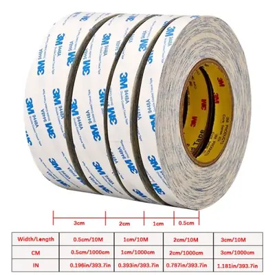 Image de Ruban adhésif double face ultra fin 3M 9448A