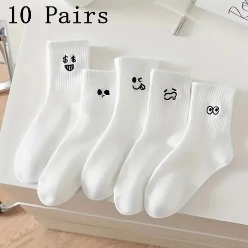 10Pair blanco