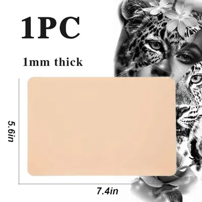 Image de Peau de Tatouage Silicone 3mm - Pratique & Réaliste