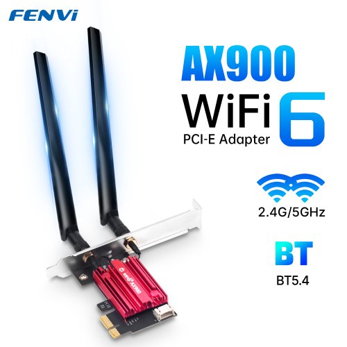 Bild von Fenvi AX900 WiFi 6 PCI-E Netzwerkkarte – Hochgeschwindigkeits-Bluetooth 5.4 Adapter