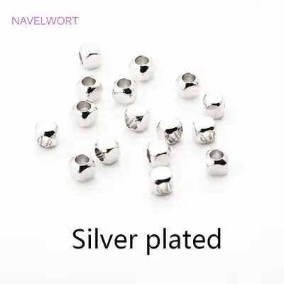 Image de Perles Creuses dorées 2-4mm - Séparateurs de Bijoux