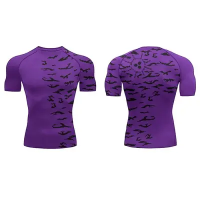 Image de T-shirt de Compression 3D Imprimé pour Hommes
