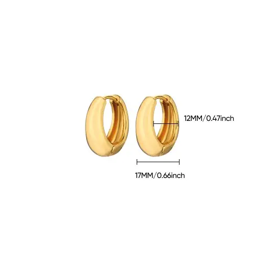 Image de Boucles d'oreilles Créoles Or - Tendance 2026