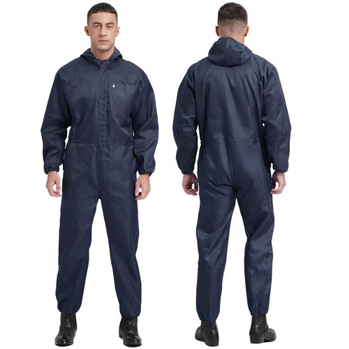 Afbeelding van Unisex Werkoverall met Capuchon – Grote Zakken & Stofdicht