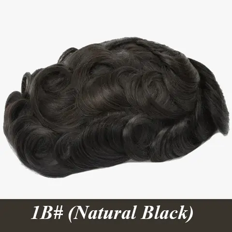 Image de Perruque Homme Naturelle - Cheveux Humains 100% - Prothèse Capillaire