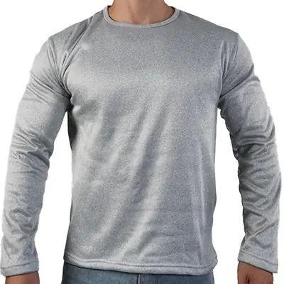 Image de Thermique Homme Hiver - Pull Polaire Chauffant Col Rond