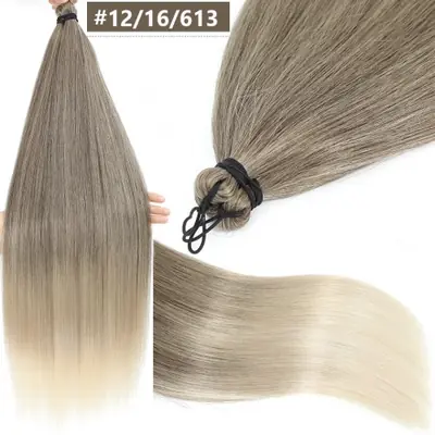 Image de Extensions de Cheveux Tresses Crochet 28 Pouces - Blond Ombre & Marron