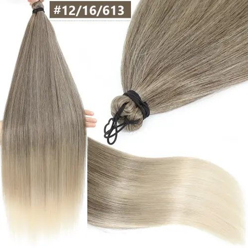 Image de Extensions de Cheveux Tresses Crochet 28 Pouces - Blond Ombre & Marron