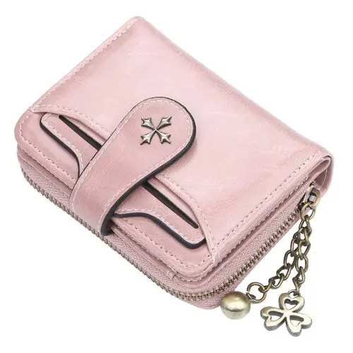 Image de Portefeuille Court Femme en Cuir PU - Élégant & Pratique