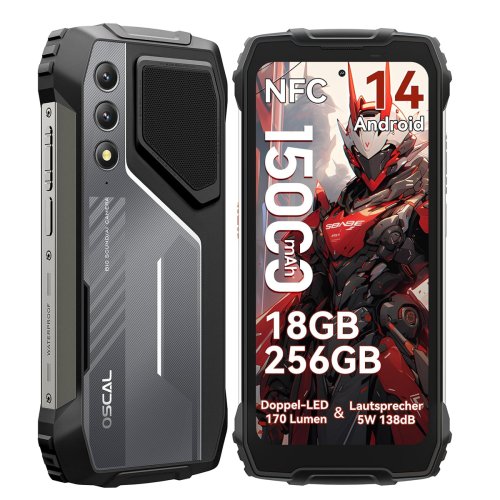 Image de Oscal Pilot 1 - Smartphone Résistant & Étanche 6.67''