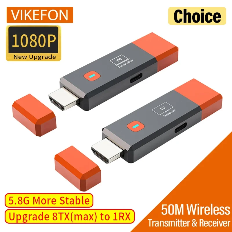 Image de Kit Transmetteur Vidéo Sans Fil 1080p HDMI