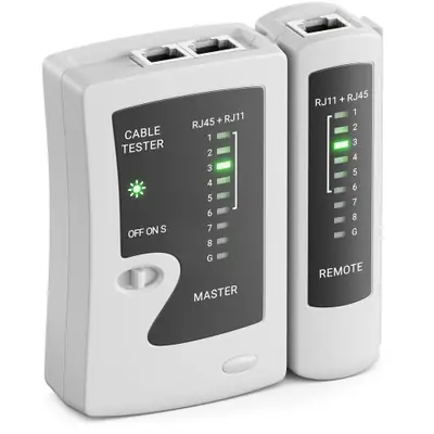 Image de Testeur de Câble Ethernet RJ45 & RJ11 - Rapide et Précis