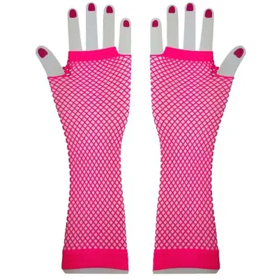 Image de Gants Résille Néon Punk 80s-90s