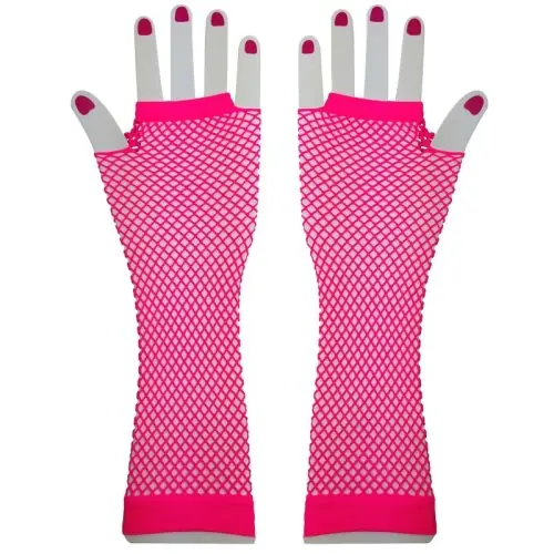 Image de Gants Résille Néon Punk 80s-90s