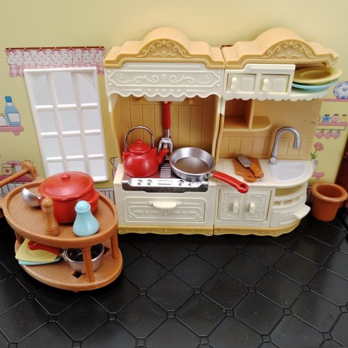 Bild von Miniaturartikel Puppenhaus Möbel Zubehör Wohnzimmer Schlafzimmer Supermarkt Einkaufen Spiele Familie Interaktion Puppe Kinderspielzeug
