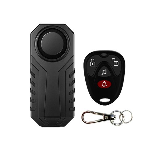 Immagine di Gadpow Sensore di vibrazione dell'allarme del telecomando senza fili per bici da moto Allarme di sicurezza impermeabile ad alto volume da 113 dB