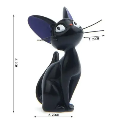 Image de Chat Noir Kawaii Japonais - Figurine Anime en Résine