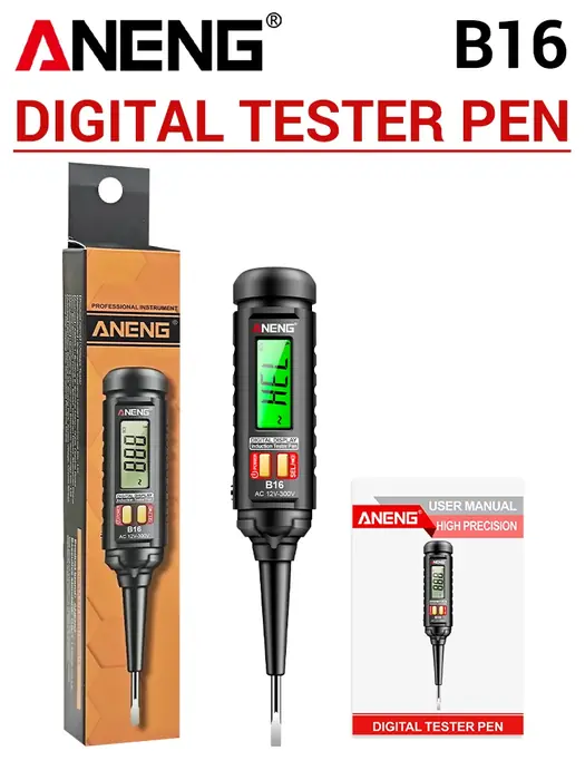 Image de Stylo de Mesure Numérique ANENG B16 - Détecteur de Tension Sans Contact