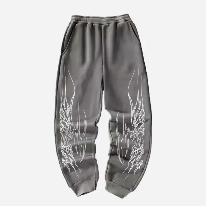 Image de Leggings Homme Y2K Harajuku Gothique - Style Rétro Hip Hop