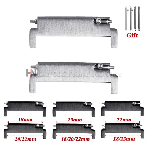 Bild von Uhrenarmband-Adapter Set 18/20/22 mm – Schnellverschlussstifte für Uhrenbänder, universell kompatibel mit verschiedenen Armbandbreiten