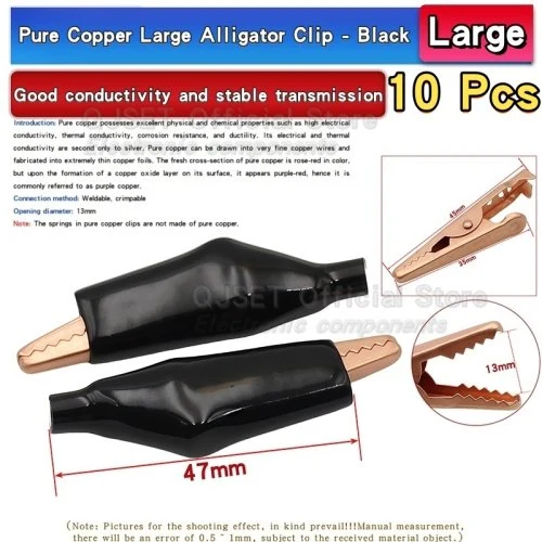 45mm negro 10pcs