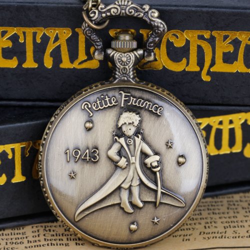 Image of Classic Stainless Steel Pocket Watch for Boys – Durable Alloy Quartz Timepiece with Elegant Design for Children