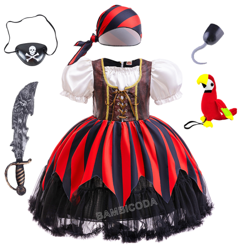 Immagine di Costume Pirata Jack Sparrow per Bambini - Carnevale e Halloween