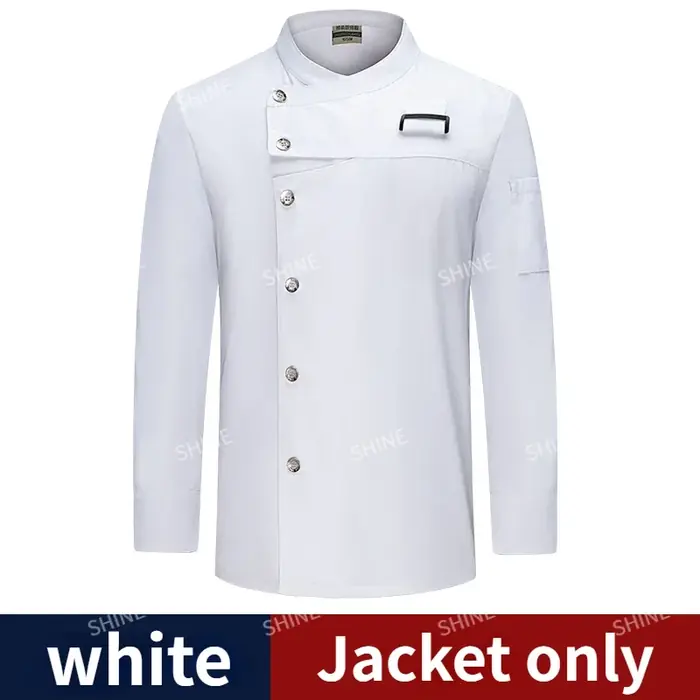 Image de Uniforme de Chef Professionnel Homme - Veste + Tablier + T-Shirt