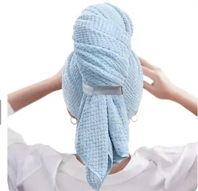 Image de Serviette de Cheveux Microfibre Ultra Absorbante