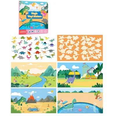 Image de Stickers Réutilisables Magiques - Activités Créatives pour Enfants
