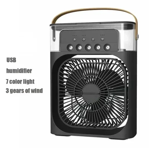Afbeelding van Nieuwe 3-in-1 ventilator airconditioner huishoudelijke mini-luchtkoeler LED-nachtlampje draagbare lu...