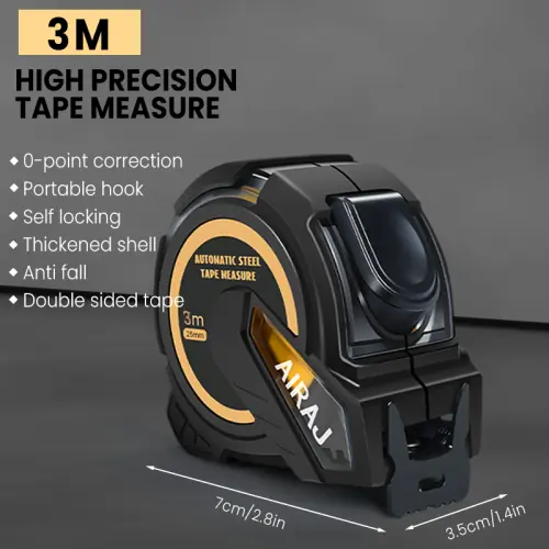 Image de Ruban à Mesurer 3m-10m - Métrique & Impérial - Précision Ultra-Haute